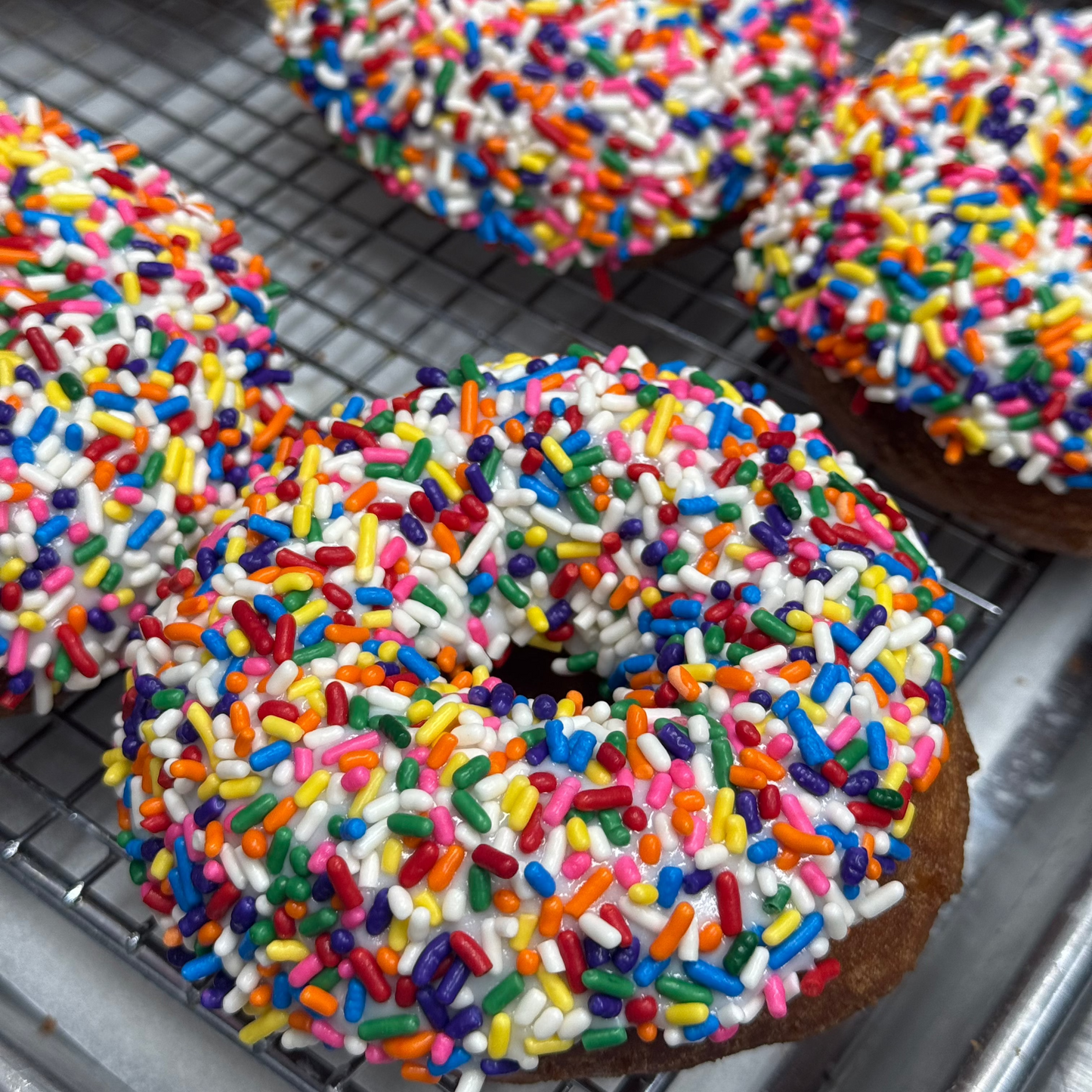Vanilla Iced With Sprinkles